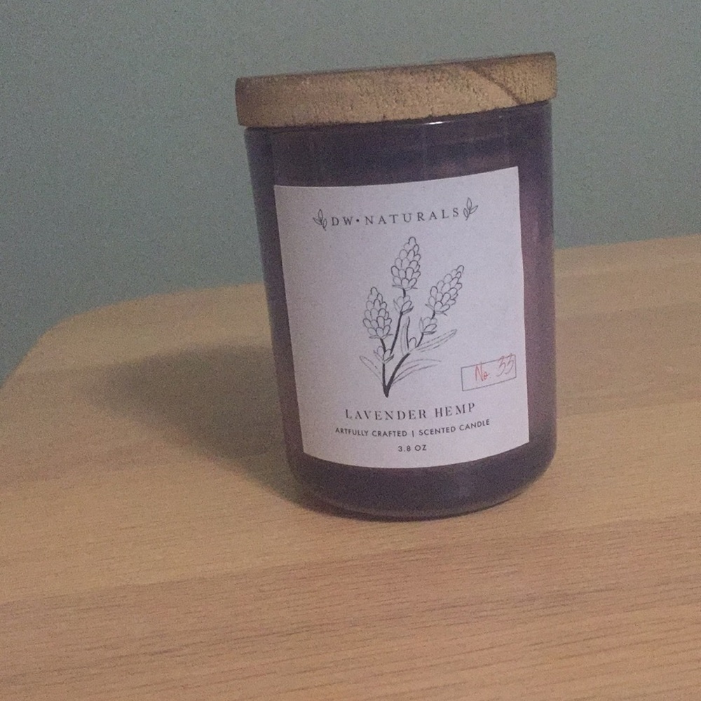 Lavender hemp candle